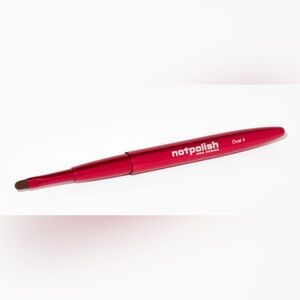 NotPolish Oval 4 Metallic Red Precision Brush
